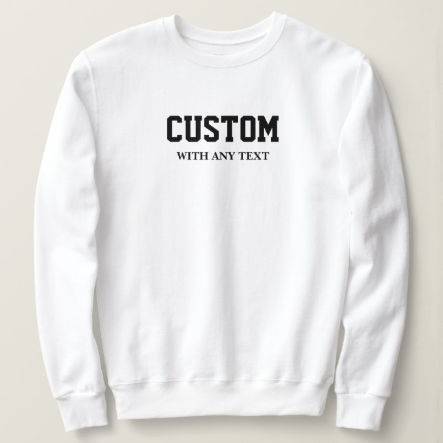 Personalised Gifts Custom Crewneck Matching Family Sweatshirt (Design Front)