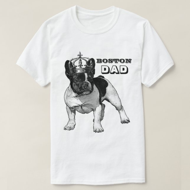 Personalised Gifts for Boston Terrier Lovers T-Shirt (Design Front)