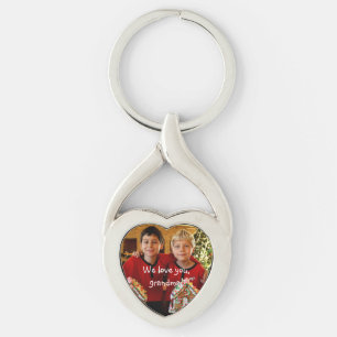 Personalised Gifts For Grandma Heart Key Chains