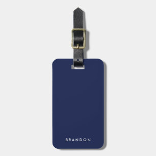 Personalised Gifts For Men Blue Luggage Tags
