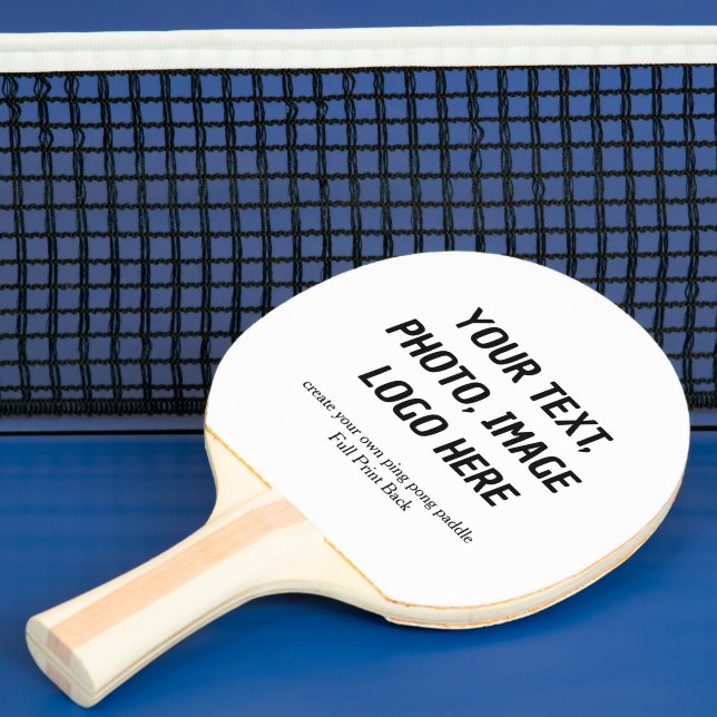 Personalised Gifts For Men - Create Your Own Ping Pong Paddle (Insitu)
