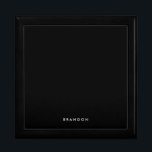 Personalised Gifts For Men Large Black Gift Box<br><div class="desc">Personalised gifts for men - large black gift box with customisable text. You can create your own,  just add your name. Unique gifts for men for birthday,  Christmas,  Father's Day or any other day... </div>