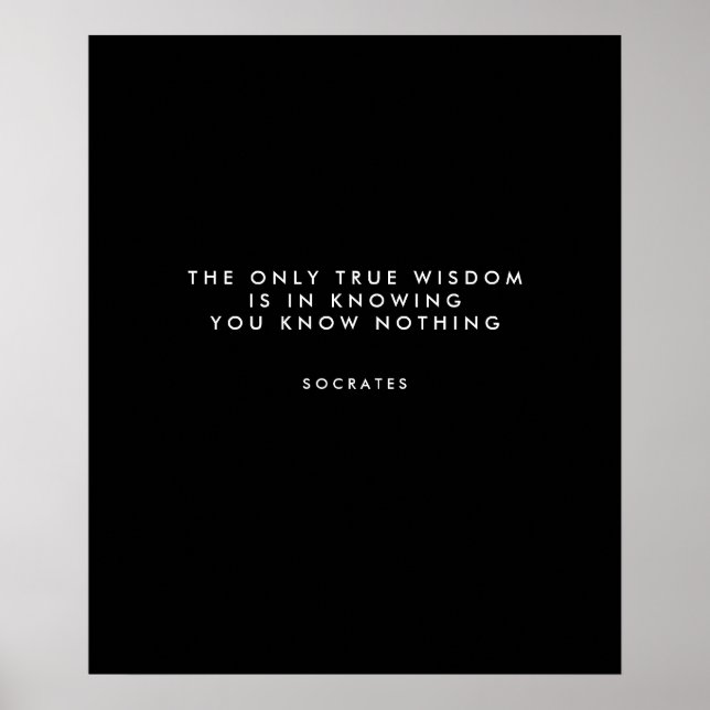 Personalised Gifts For Men Quote Poster Black (Front)