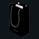 Personalised Gifts For Men Small Black Gift Bags<br><div class="desc">Personalised gifts for men - small black gift bags with customisable text. You can create your own gift bag,  just add name. Unique gifts for men for birthday,  Christmas,  Father's Day or any other day... </div>