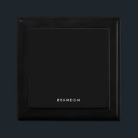 Personalised Gifts For Men Small Black Gift Box<br><div class="desc">Personalised gifts for men - small black gift box with customisable text. You can create your own,  just add your name. Unique gifts for men for birthday,  Christmas,  Father's Day or any other day... </div>