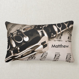 Personalised Gifts for Oboists Clarinetists Lumbar Cushion