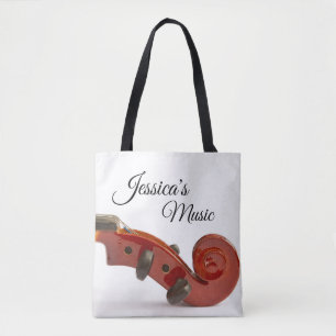 Personalised Gifts for Violin Players Tote Bag