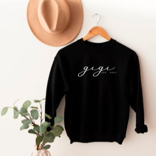 Personalised Gigi Grandma Sweatshirt