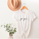 Personalised Gigi Grandma T-Shirt<br><div class="desc">We are always adding new designs daily!</div>