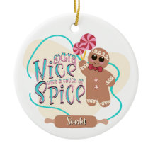 Personalised Gingerbread Christmas Ornament