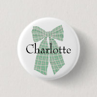 Personalised Gingham Romantic Coquette Bow Blush