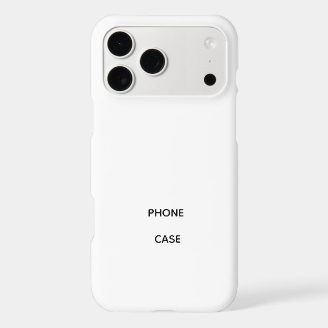 Personalised GiPhone 17 Pro Max Slim Fit Case,  (Back)
