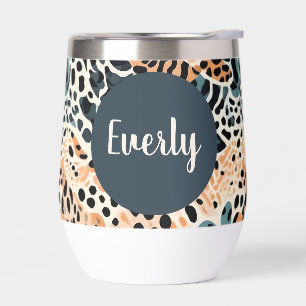 Personalised Giraffe Leopard Animal Print