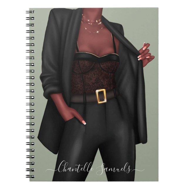 Personalised Girl Boss Notebook (Front)