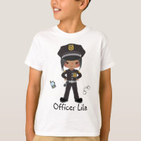 Personalised Girl Police Officer Law Enforcment