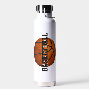Personalised girls boys basketball water bottle