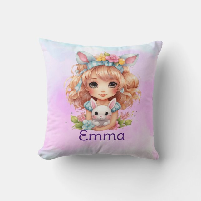 Personalised girls cushion (Front)
