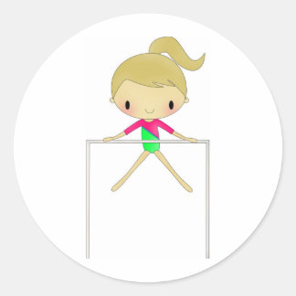 Personalised Girls Gymnastic stickers