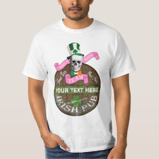 Personalised Girls irish drinking team St Patricks T-Shirt
