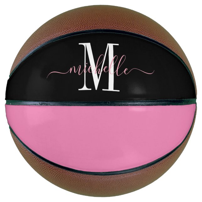 Personalised Girl's Monogrammed Basketball (Front)