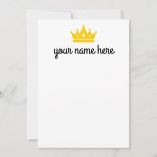 Personalised Girls Stationery Notecards