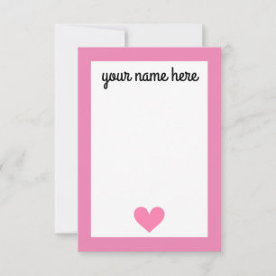 Personalised Girls Stationery Notecards