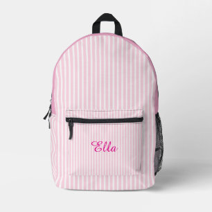 Personalised Girls’ Striped Backpack