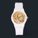 Personalised Girl's Tennis Love Watch<br><div class="desc">This sporty tennis themed watch for girls features tiny scattered hearts accenting an abstract tennis graphics composite - customise with her name - by katz_d_zynes</div>