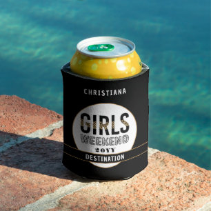 Personalised Girls Weekend Girls Trip Vacation Can Cooler