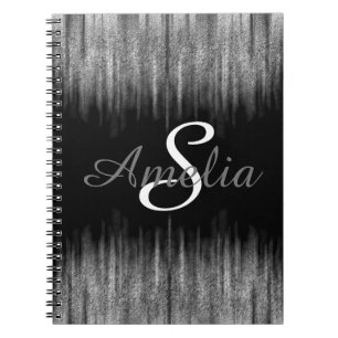 Personalised Girly Glitter Sparkles Name Notebook