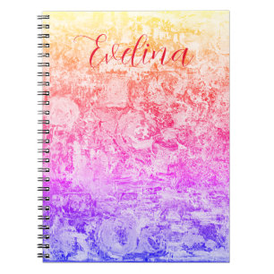 Personalised Girly Name Notebook