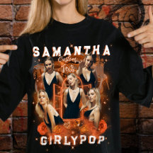 Personalised Girly Retro Orange Bootleg Y2K Rap