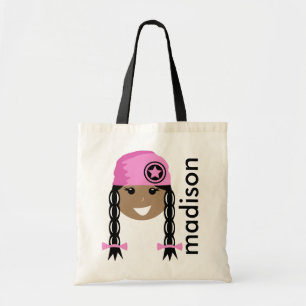 Personalised Girly Tote Bag