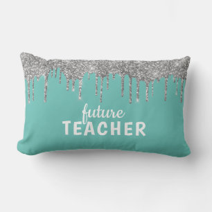 Personalised Glam Teacher Lumbar Cushion