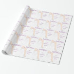 Personalised Glamour Bride Wedding Shower Wrap Wrapping Paper<br><div class="desc">The glamourous bride to be will be thrilled to receive her bridal shower gift wrapped in this personalised heart filled wedding shower wrapping paper. This unique and fun wedding shower wrapping paper is done in teal featuring the special garter. You can easily personalise this bridal shower gift wrap by filling...</div>