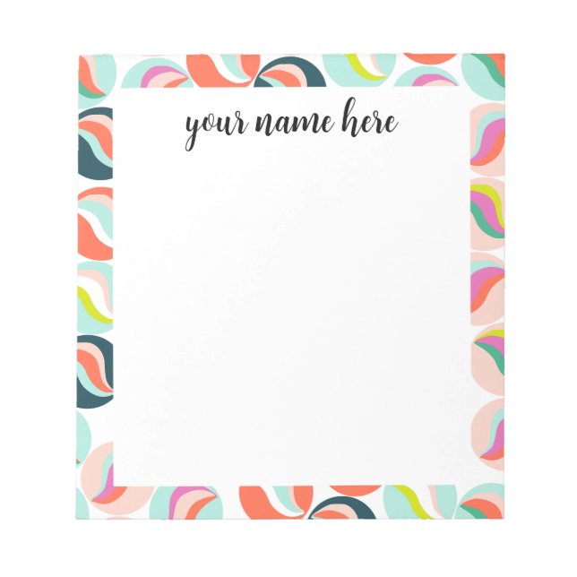 Personalised Glass Marble Notepad (Front)
