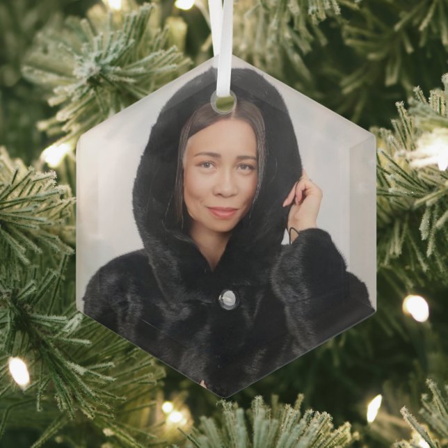 Personalised  glass tree decoration (Insitu)