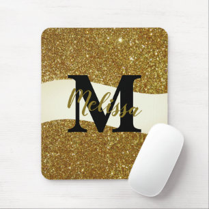Personalised glitter mouse pad