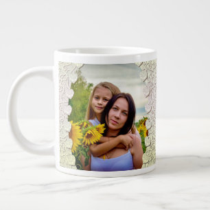 Personalised Glitter Photo Mug Wrap Design