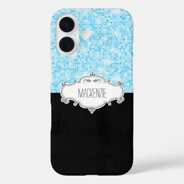 Personalised Glittery Phone Case (Back)