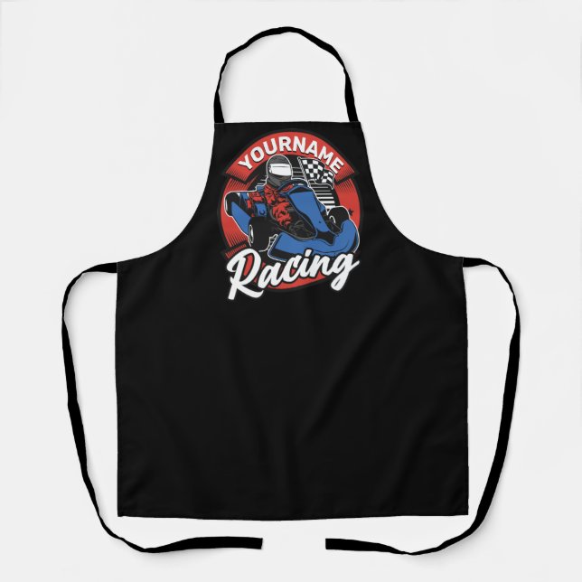 Personalised Go Kart Extreme Racing Karting Race  Apron (Front)