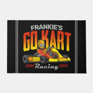 Personalised Go Kart Racing Motorsport Karting Doormat