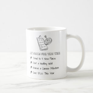 Personalised Goal Tracker Mug