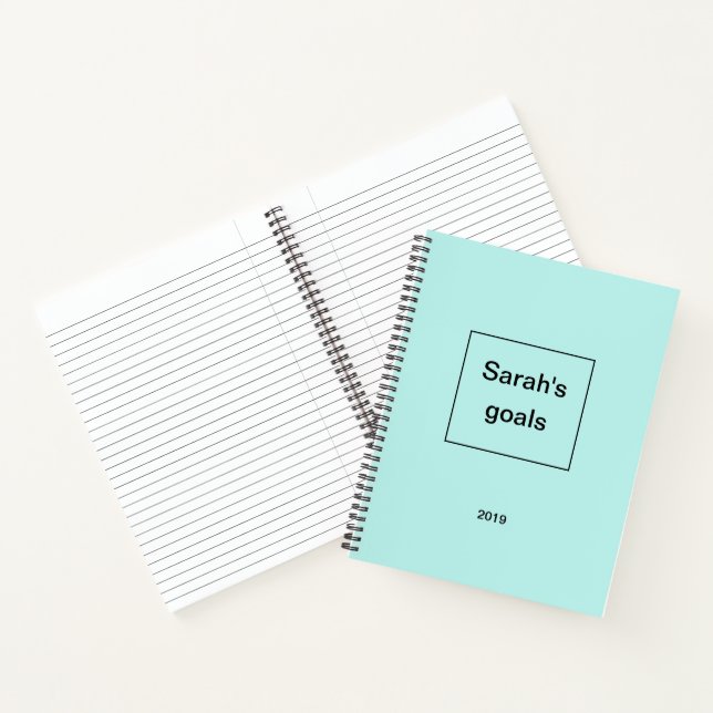 Personalised Goals 2019 - Notebook (Inside)