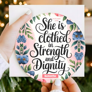 Personalised God is Within Her Christian Card
