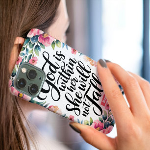 Personalised God is Within Her Christian Women iPhone 16 Pro Max Case