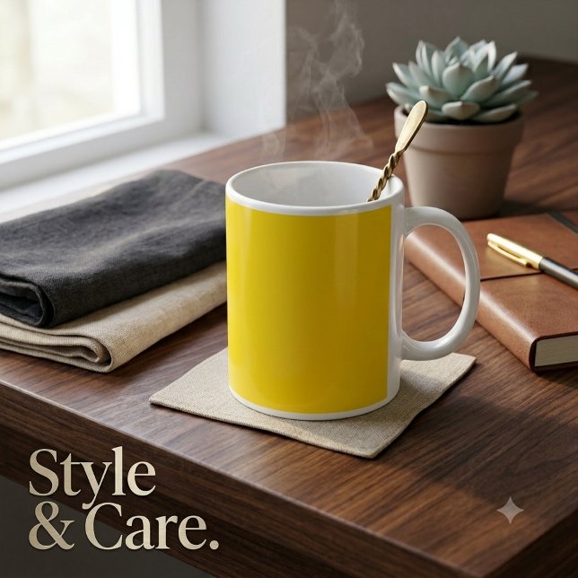 Personalised Gold Accent Coffee Mug Elegant Gift (Personalized Gold Accent Coffee Mug Elegant Gift)