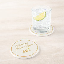Personalised Gold Christmas
