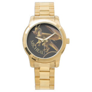 Personalised Gold Dragon Fantasy  Watch