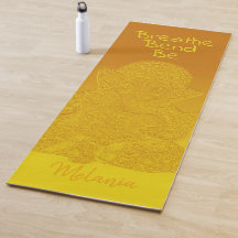 Personalised Gold Ganesh Elephant Bend Breathe Be